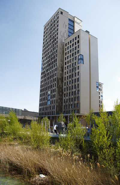 HoHo Vienna With Protected Urban Swan’s Nest – Sustainable Architecture Vienna ***** HoHo Vienna con un nido di cigno urbano protetto – Architettura sostenibile di Vienna, Anna Linda Knoll