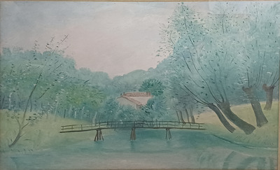 Il torrente Stronetta a Feriolo, 1946, Umberto Lilloni