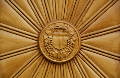 Gumpoldskirchen Wine Cellar Door Decoration (2) ///// Decorazione della porta della cantina di Gumpoldskirchen (2), Anna Linda Knoll