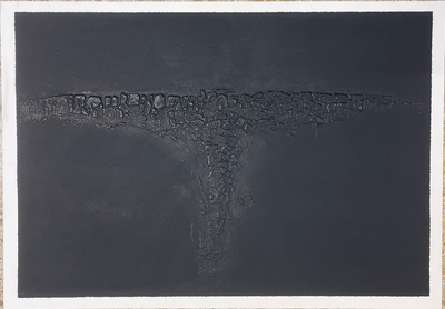 Cretto nero F, Alberto Burri