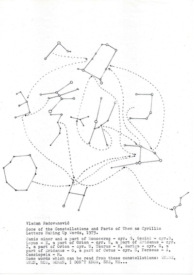 Constellation as Cyrillic Letters, Vladan Radovanović