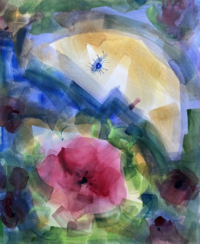 La seconda luna che benedice la rinascita primaverile della natura, Olga Polichtchouk