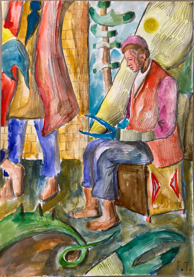 Untitled, from Neo Rauch’s work, Francisco Tonelo