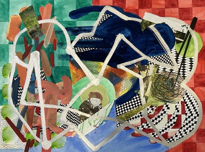 A man with a dog, Run Jiang