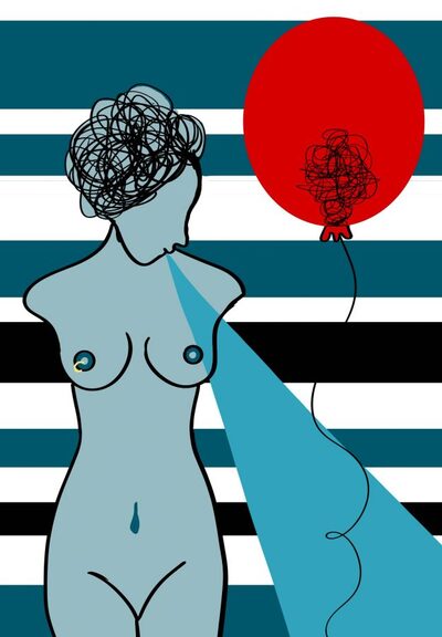 Urlo - muto - rosso, Lara Nex Oliva