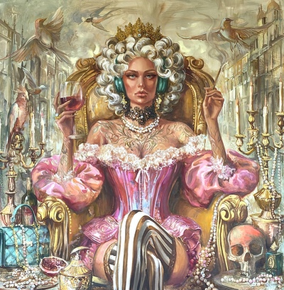New Marie Antoinette - Blue Eyes, Simone Campos