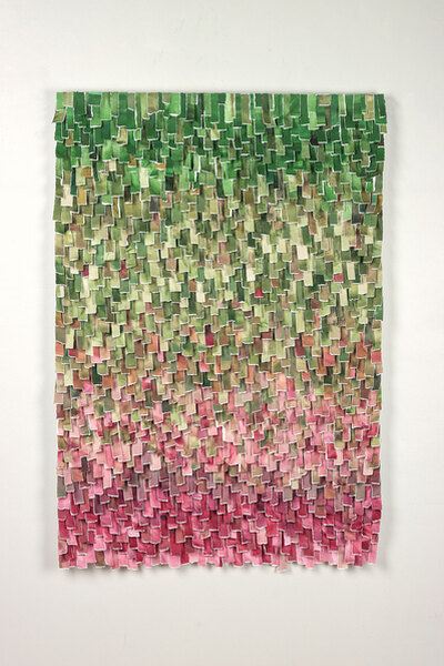Gree and pink, Karla Nixon